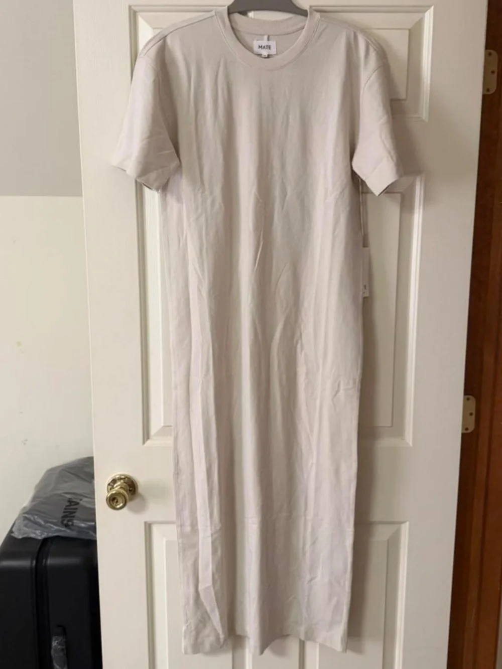Mate the label organic heavyweight tee dress XS NWT
